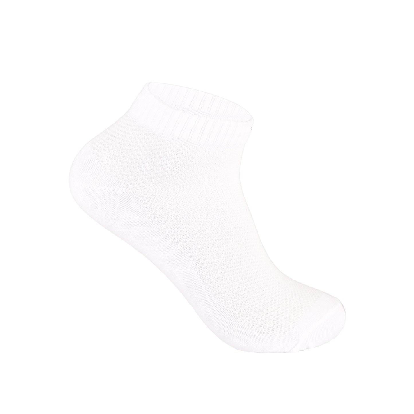 Mens Trainer Socks - Plain White (12 Pairs)