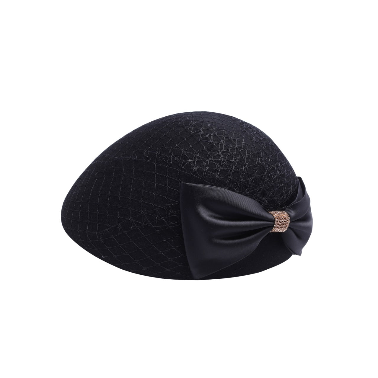 Ladies Vintage Classic Bow Fascinator - Black – Accessory Heaven