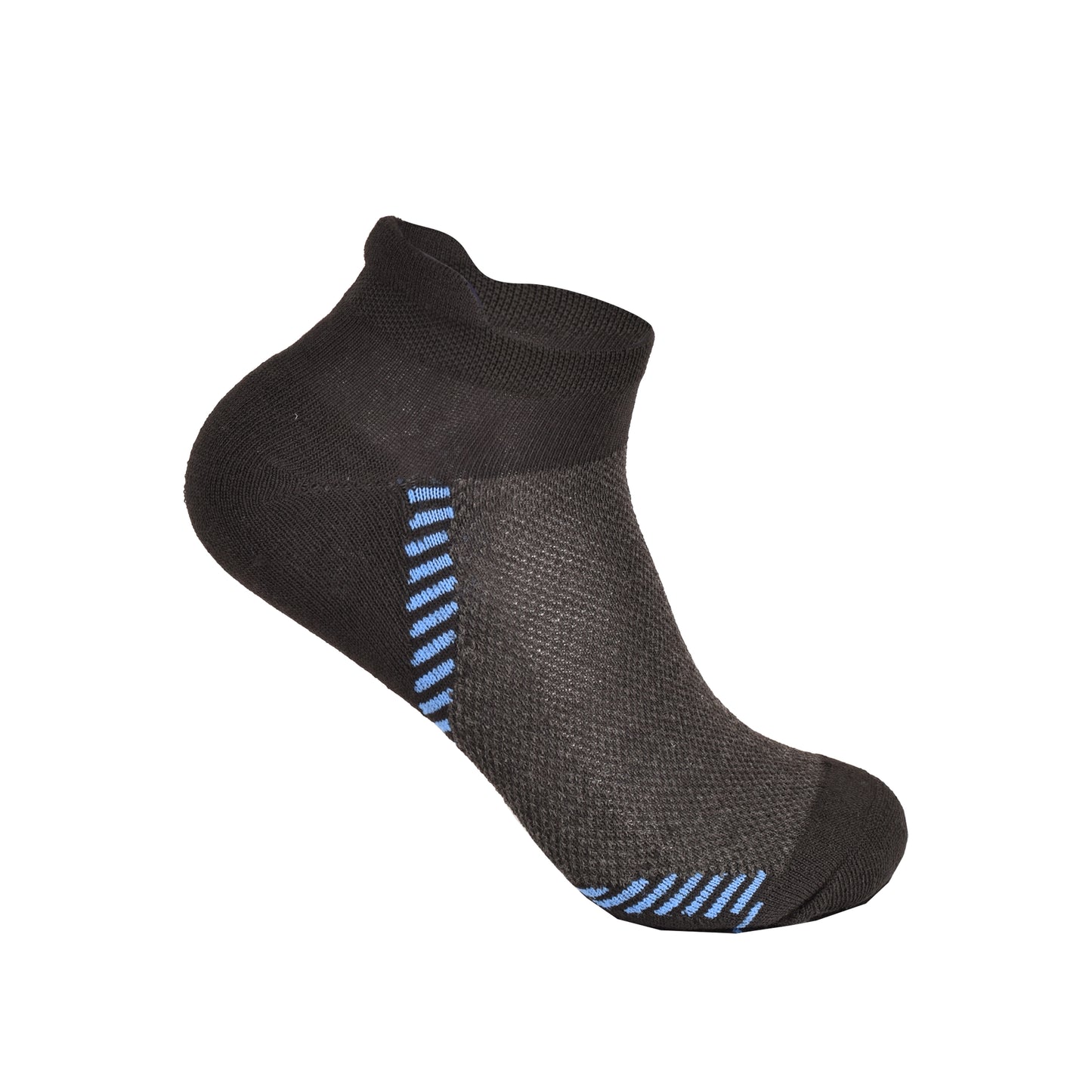 Mens Cushioned Trainer Socks - Chevron Stripe (12 Pairs)