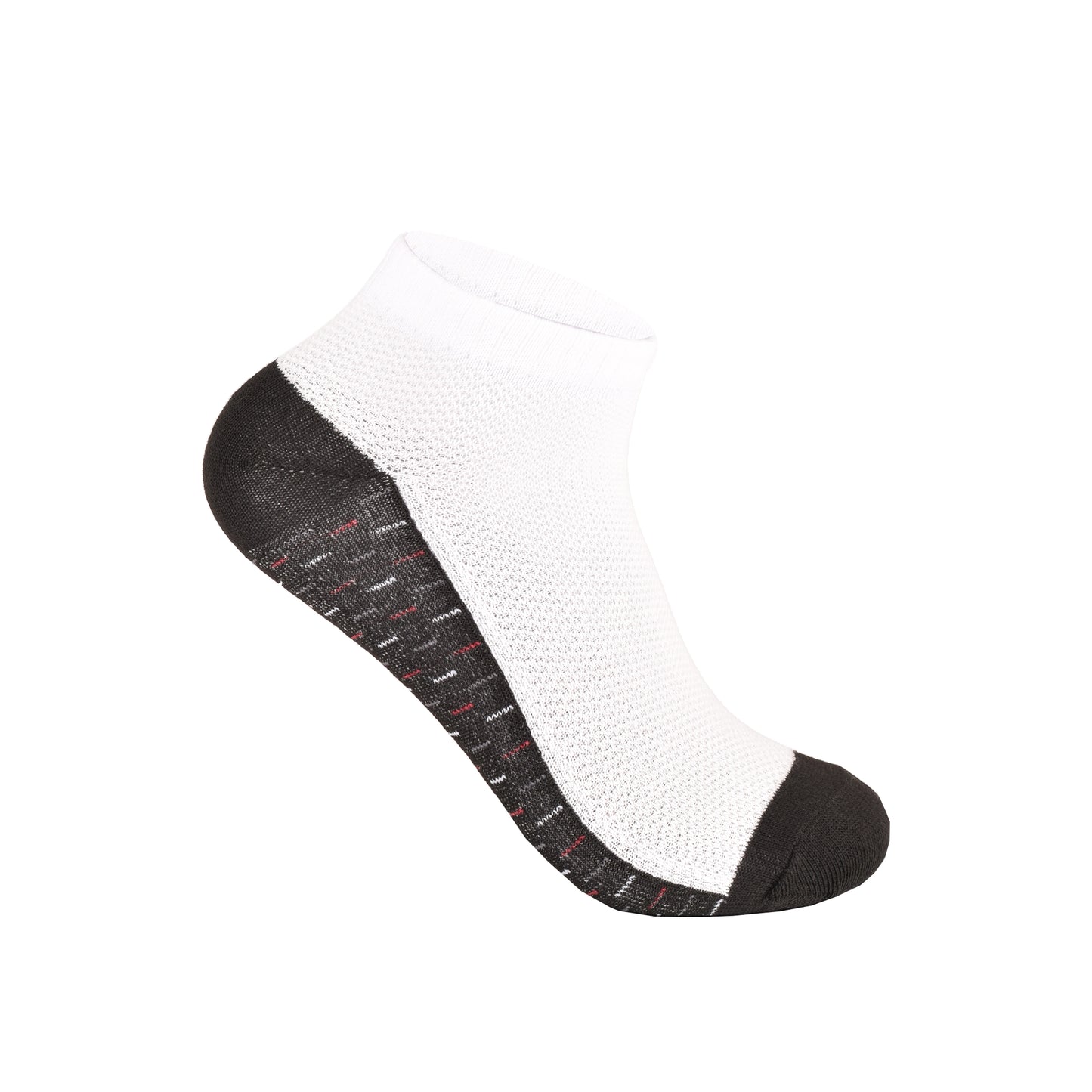 Mens Trainer Socks - Side Panel Dash Pattern (12 Pairs)