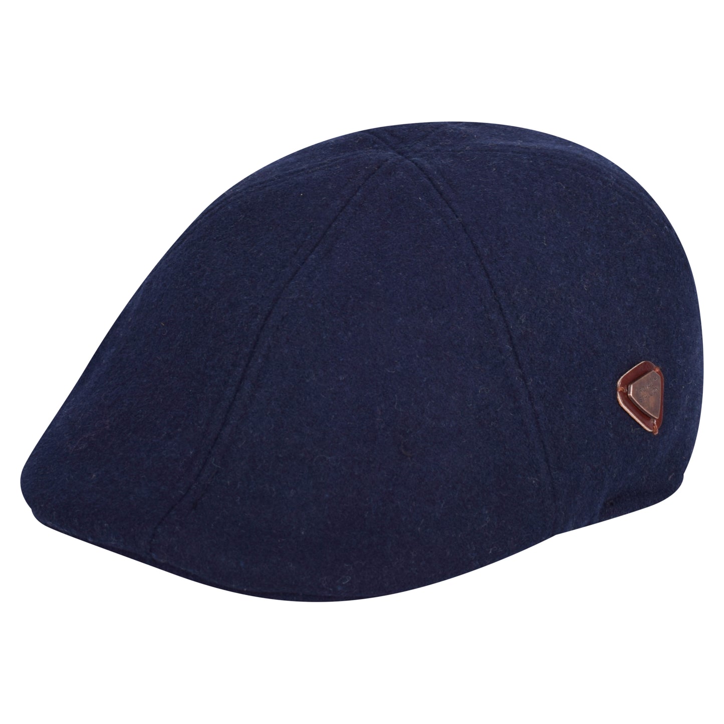 Royal Stallion Duckbill 6 Panel Flat Cap - Navy Blue