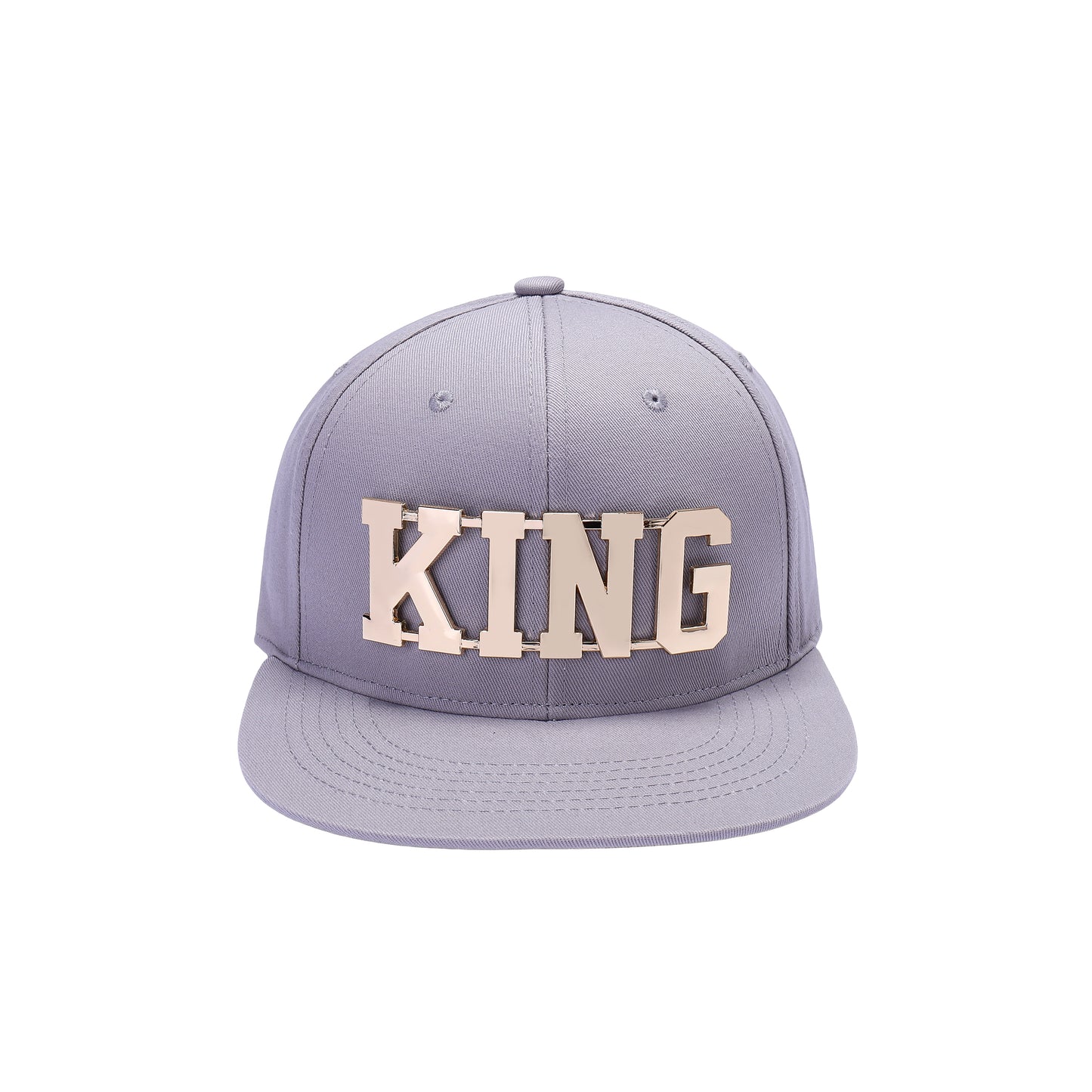 KING Gold Metal Logo Snapbacks