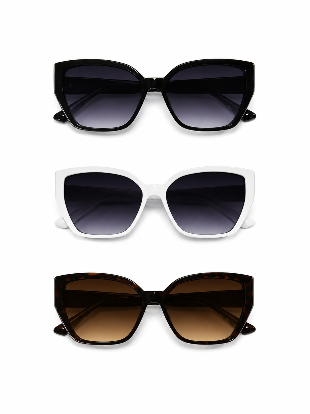 Oversized Cat Eye Sunglasses - LSG-21 (12 Units)