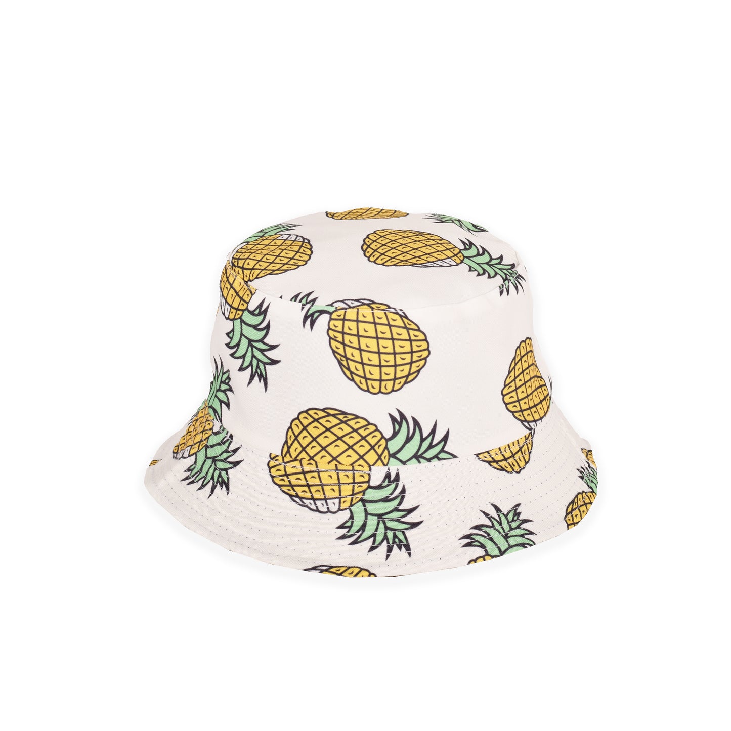 Reversible Pineapple Print Bucket Hat