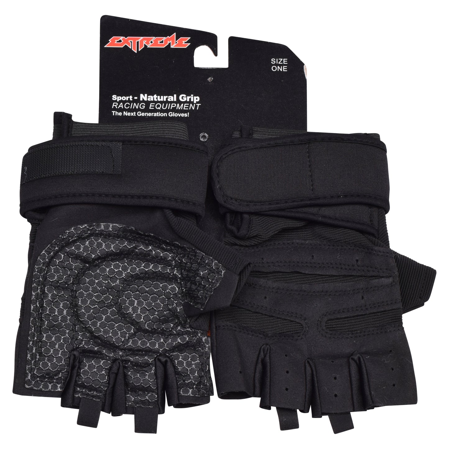 Unisex Extreme Sport Grip Gloves V2 - Black (12 Pairs)