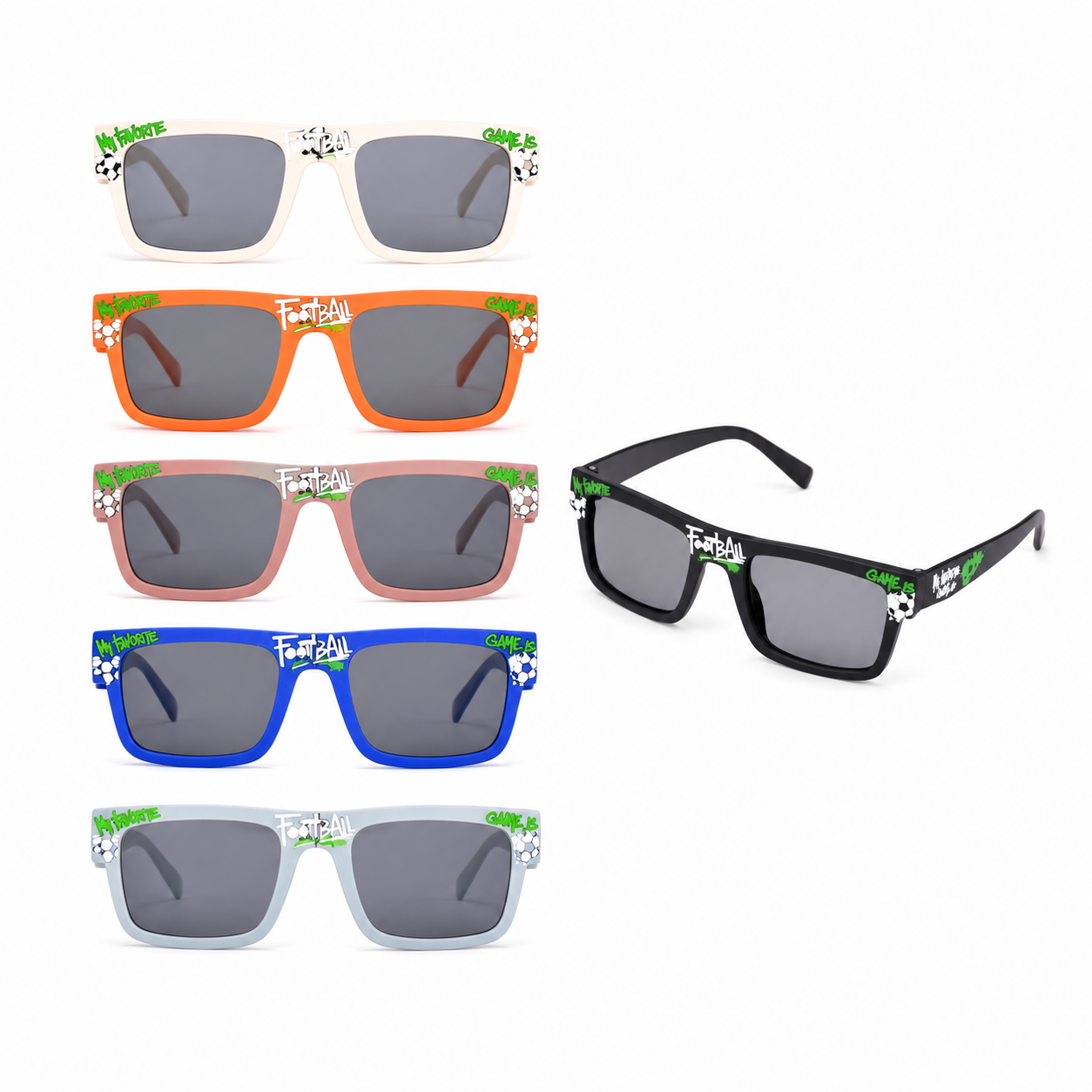 Kids Football Design Sunglasses - BSG-2 (12 Units)