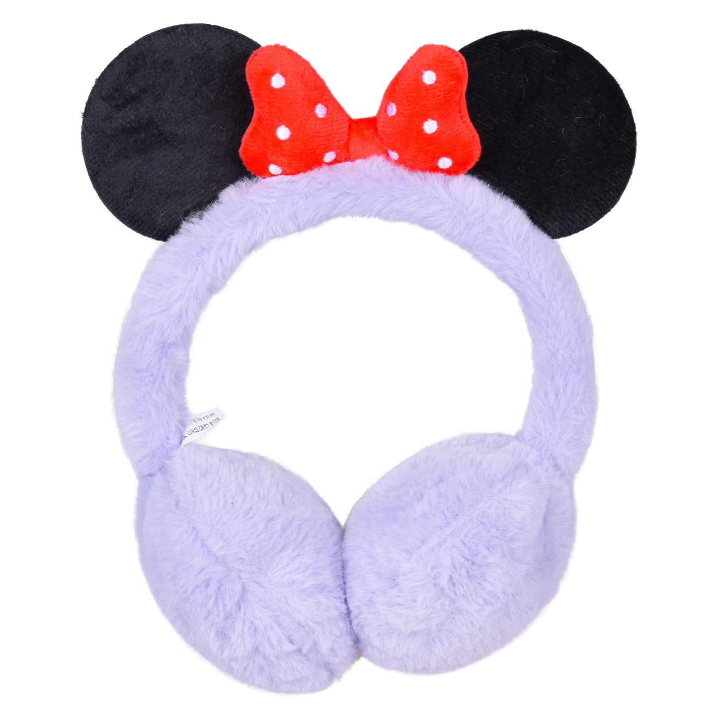Cosy Kids Earmuffs with Magical Lights - Polka Dot Bow