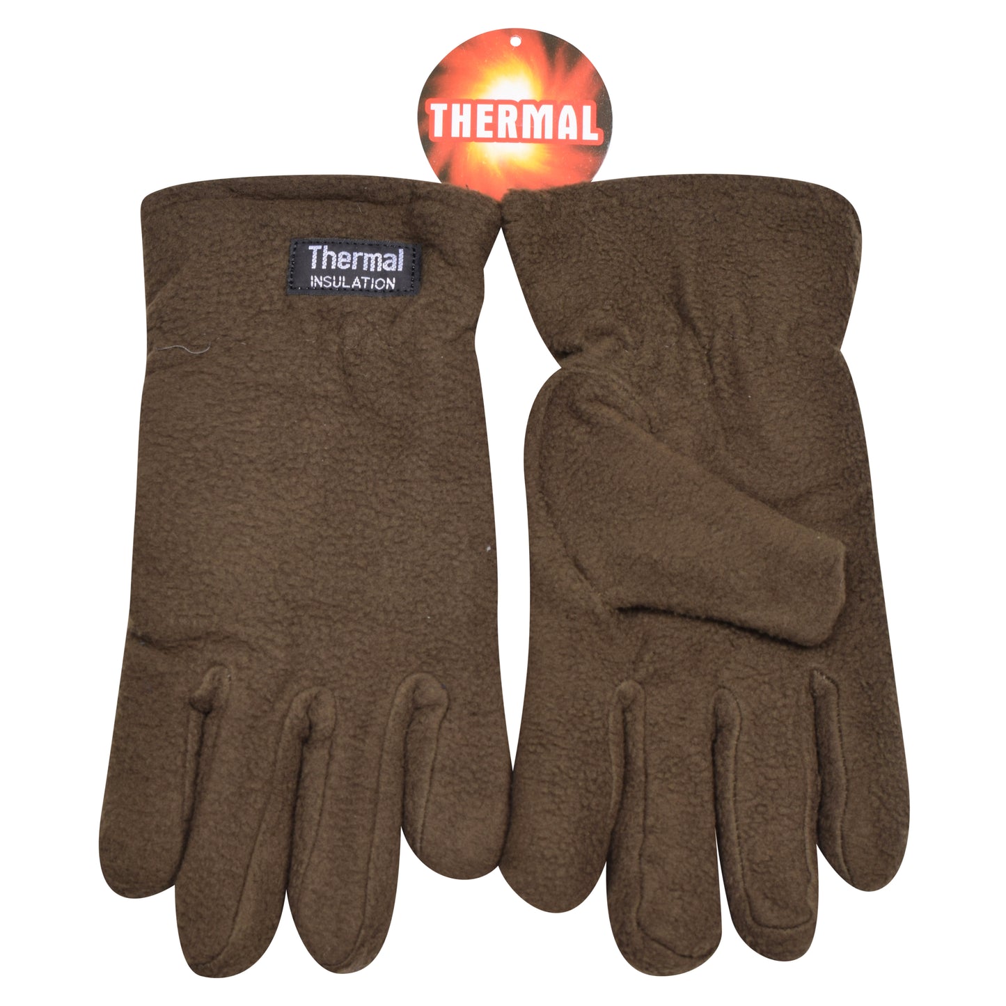 Ladies Thermal Fleece Gloves - Assorted (12 Pairs)