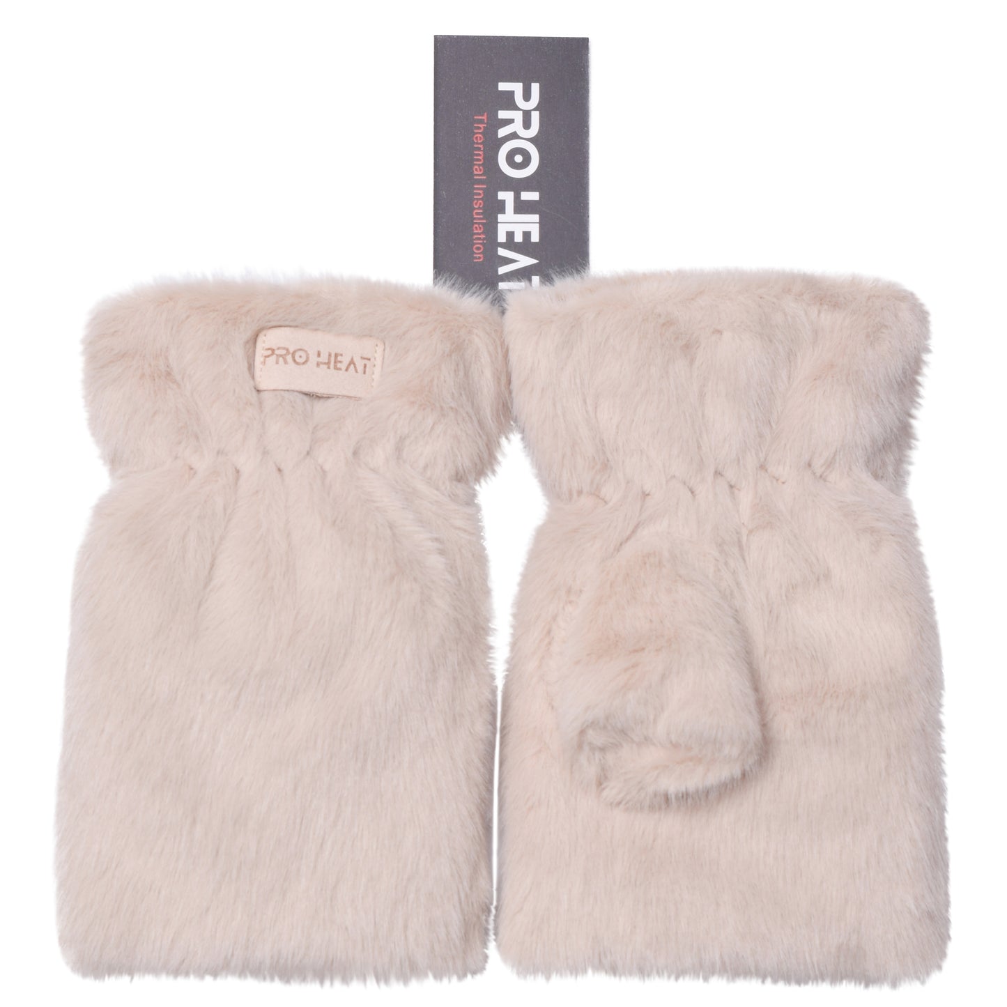 Ladies Fur Mitten Gloves - Assorted (12 Pairs)