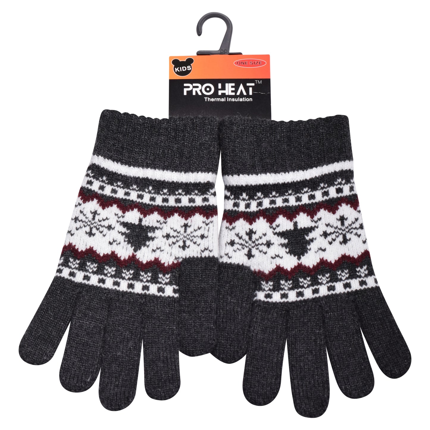 PRO HEAT™ Kids Thermal Magic Gloves - Nordic Snowflake (Assorted Colours)