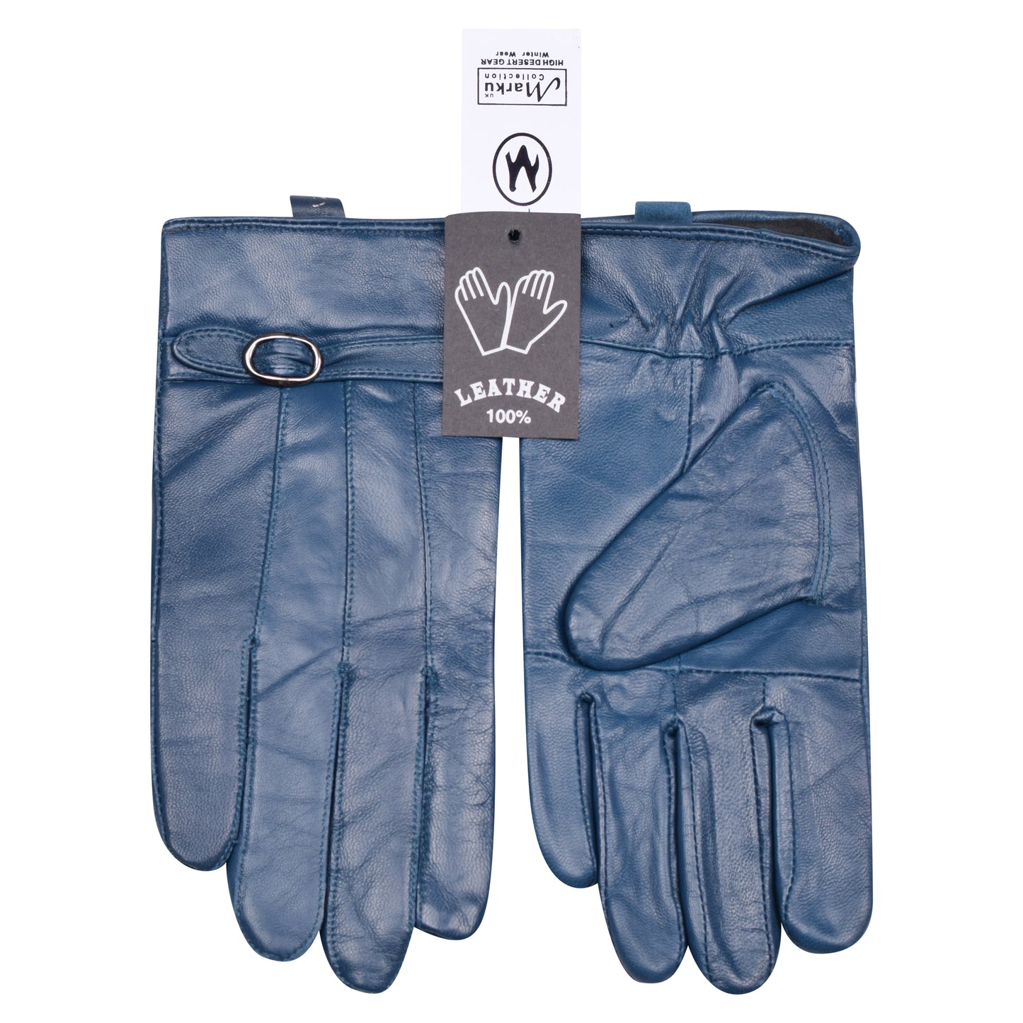 Ladies Buckle Leather Gloves - Assorted (24 Pairs)