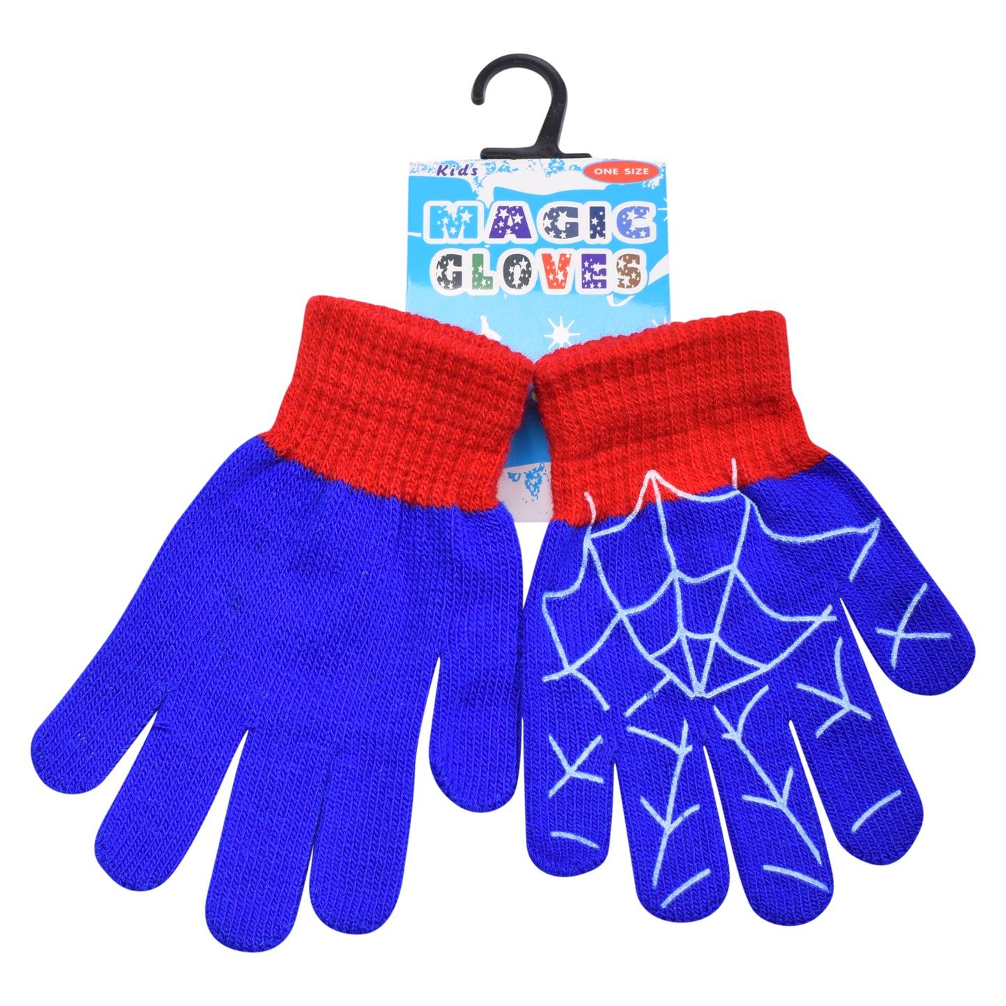 PRO HEAT™ Kids Thermal Magic Gloves - Spider Web (Assorted Colours)