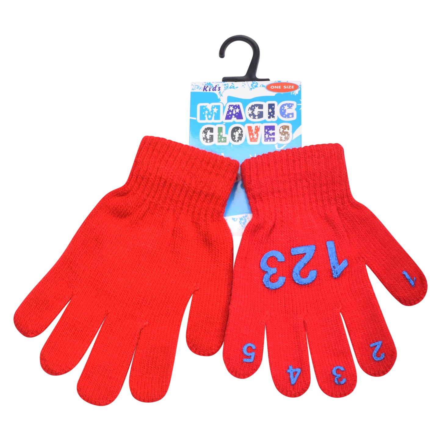 PRO HEAT™ Kids Thermal Magic Gloves - Numbers (Assorted Colours)