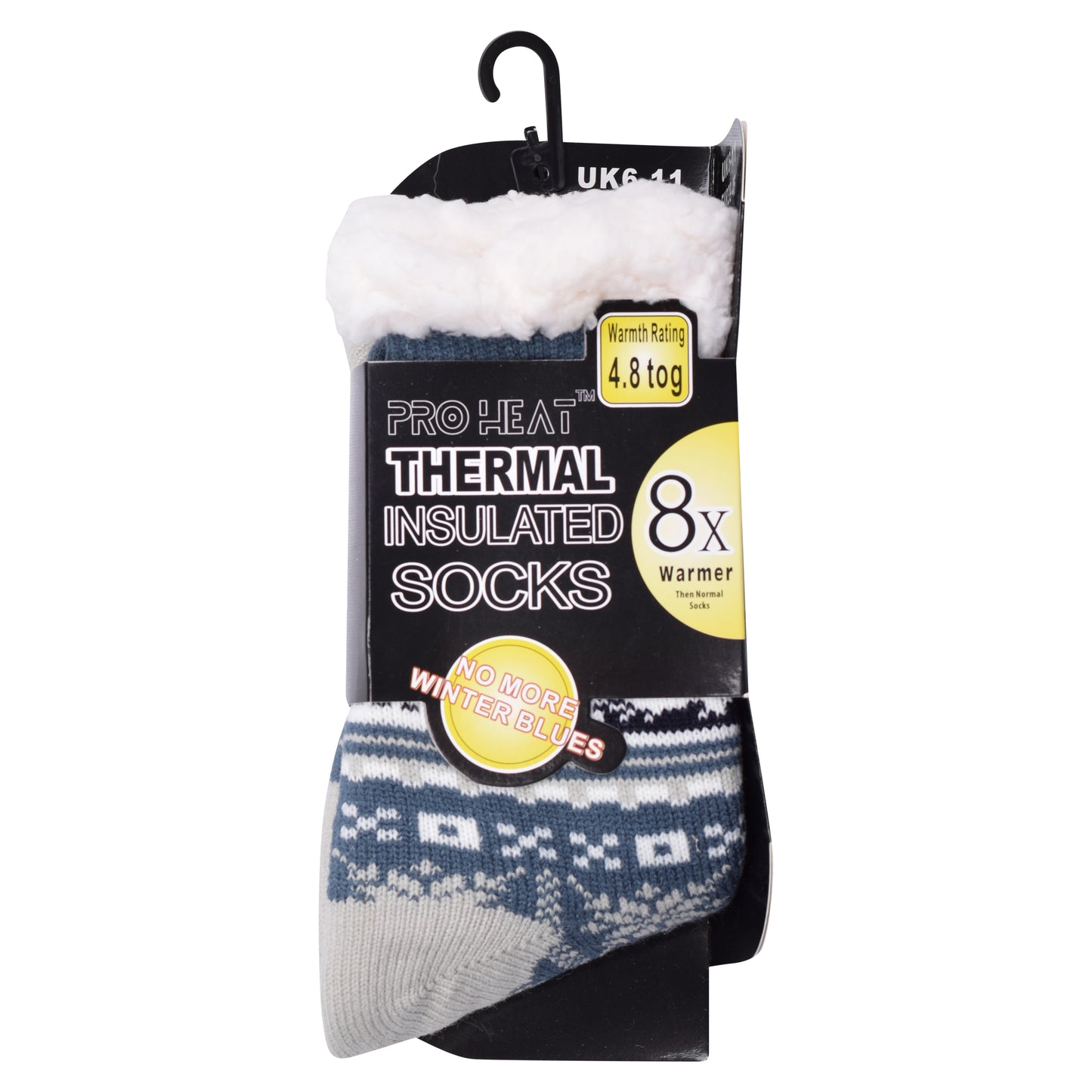 Mens 4.8 TOG Cozy Slipper Socks - Reindeer