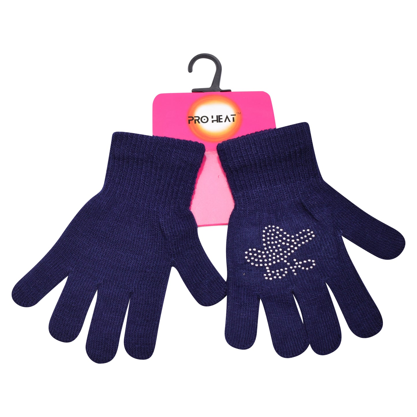 PRO HEAT™ Kids Thermal Magic Gloves - Rhinestones Tulip (Assorted Colours)