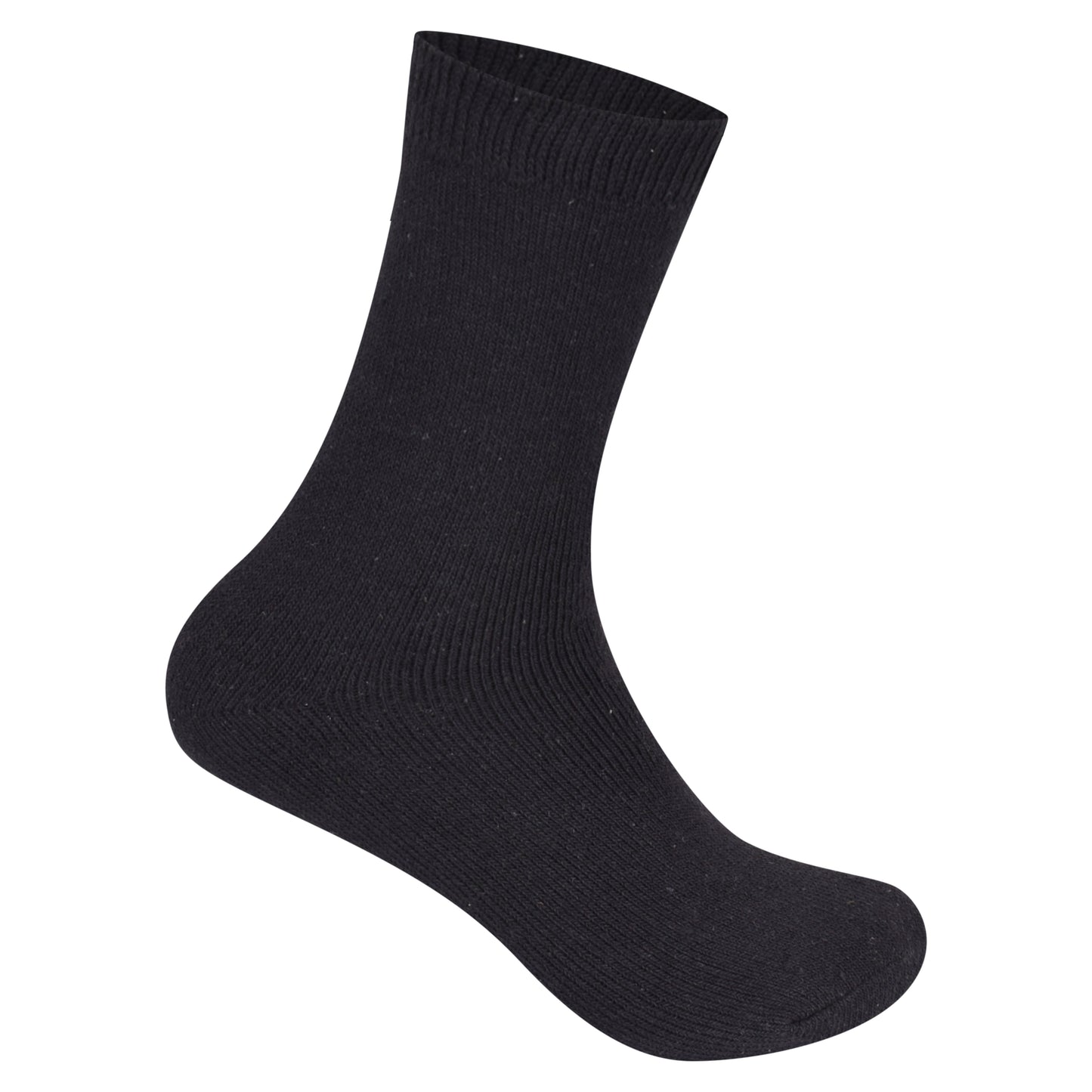 Mens Thermal Socks - Black (12 Pairs)