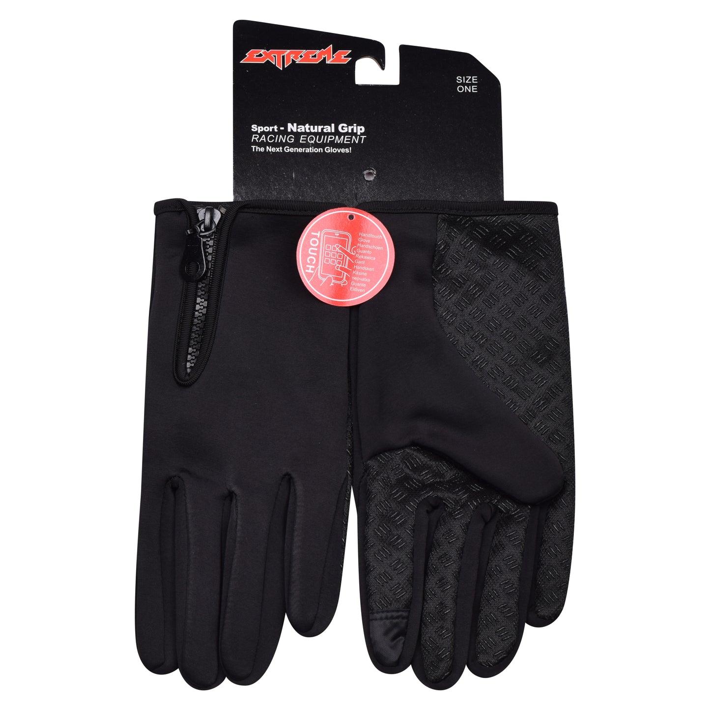 Unisex All-Purpose SportFlex Gloves - Black (12 Pairs)