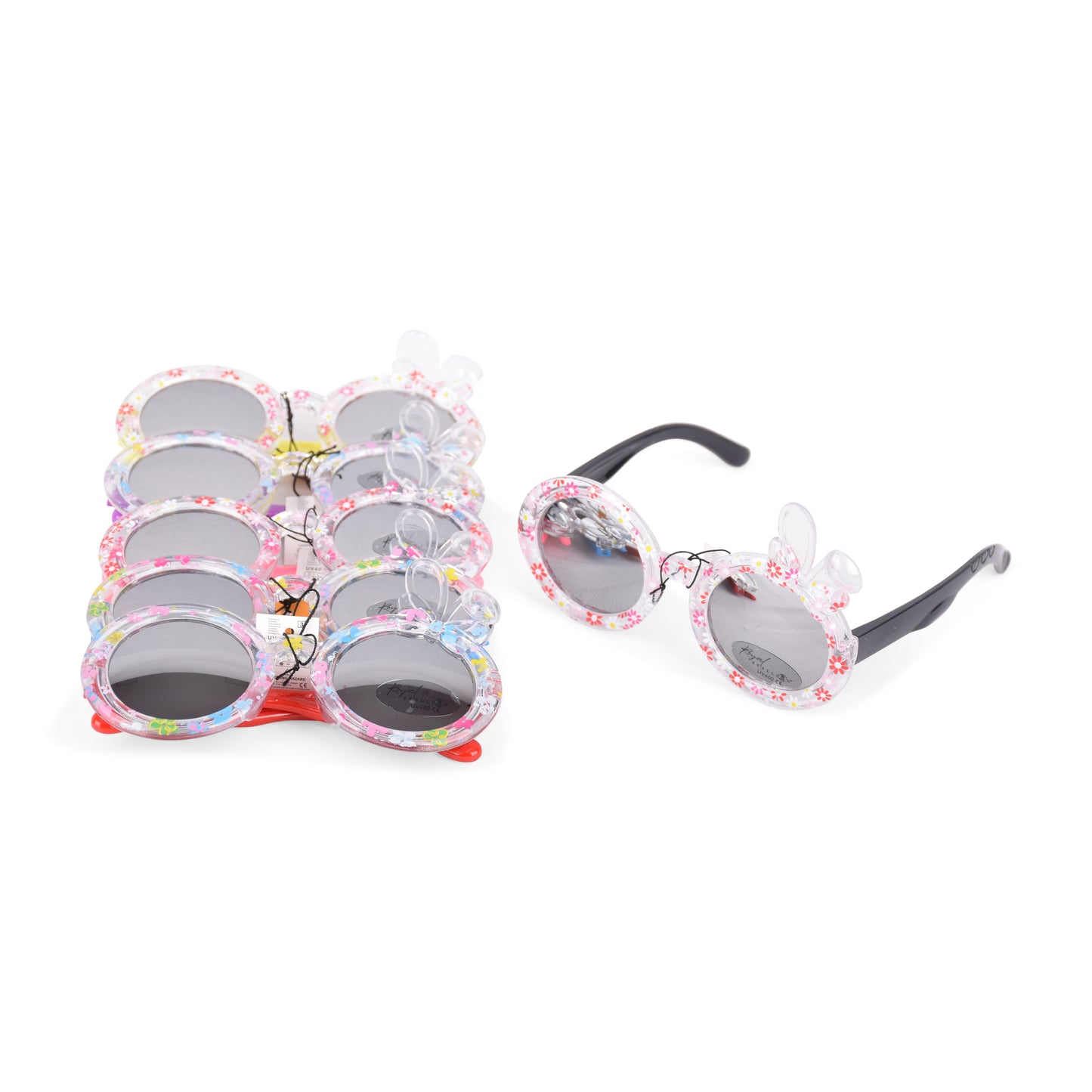 Kids Floral Design Sunglasses - GSG-6 (12 Units)
