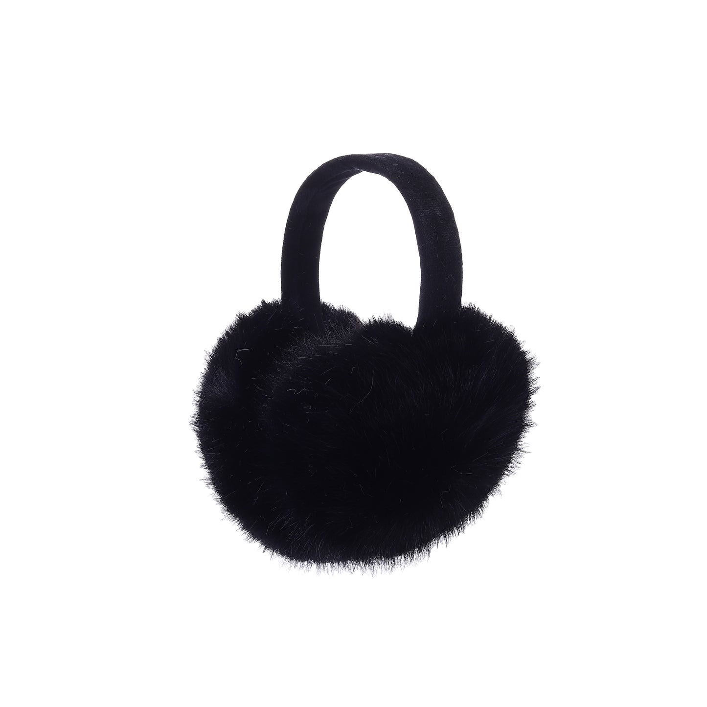 Luxury Faux Fur Earmuffs - Black
