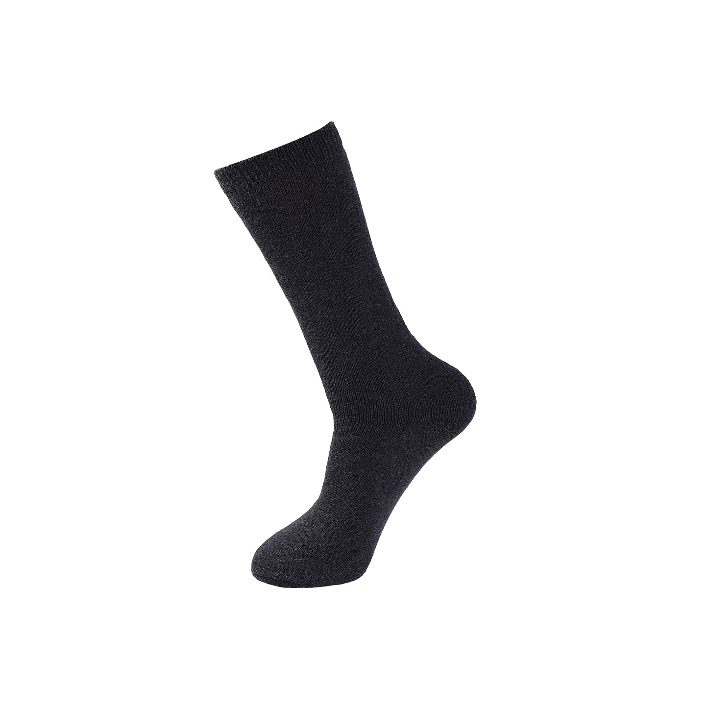 Mens 100% Cotton Non Elastic Diabetic Socks - Assorted Ribbed (12 Pairs)