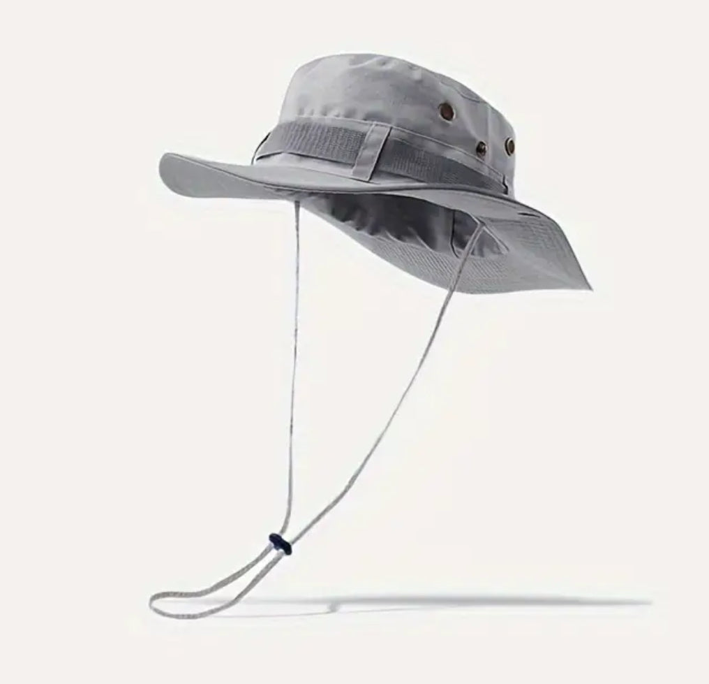 Unisex Grey Boonie Fisherman Hat