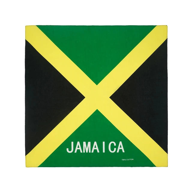 Jamaica Flag Print Bandana