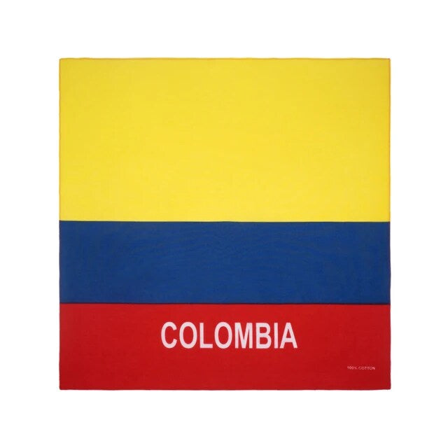 Colombia Flag Print Bandana
