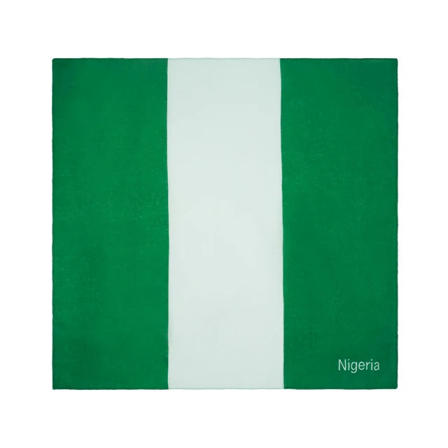 Nigeria Flag Print Bandana