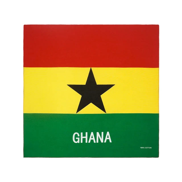 Ghana Flag Print Bandana