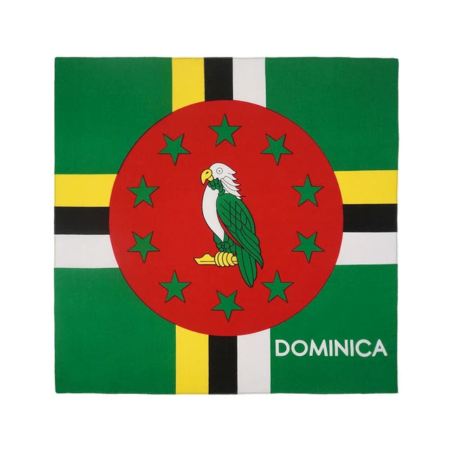 Dominica Flag Print Bandana