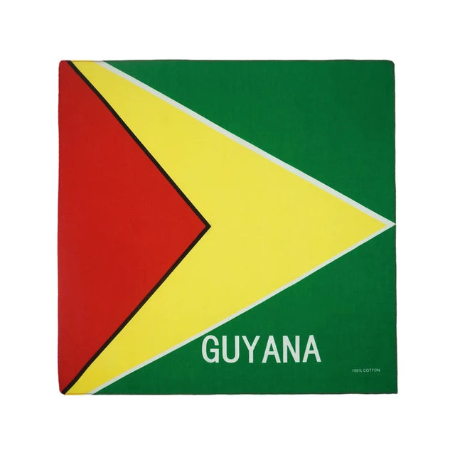 Guyana Flag Print Bandana