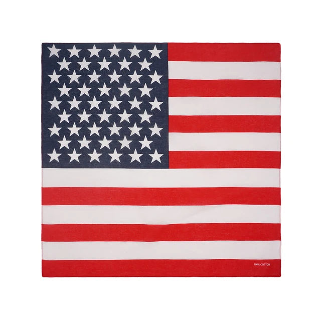 USA Flag Print Bandana