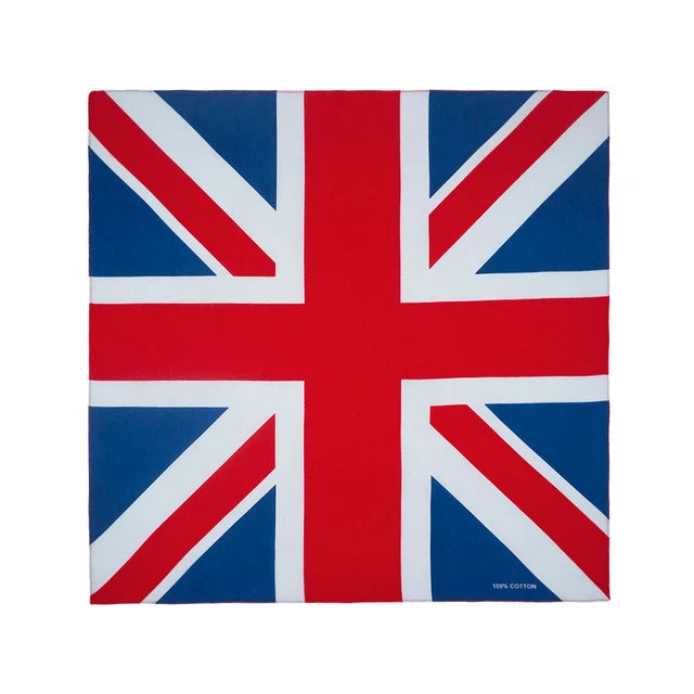 Union Jack Flag Print Bandana
