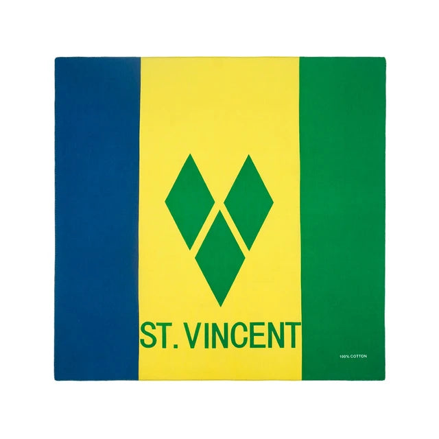 St Vincent Flag Print Bandana