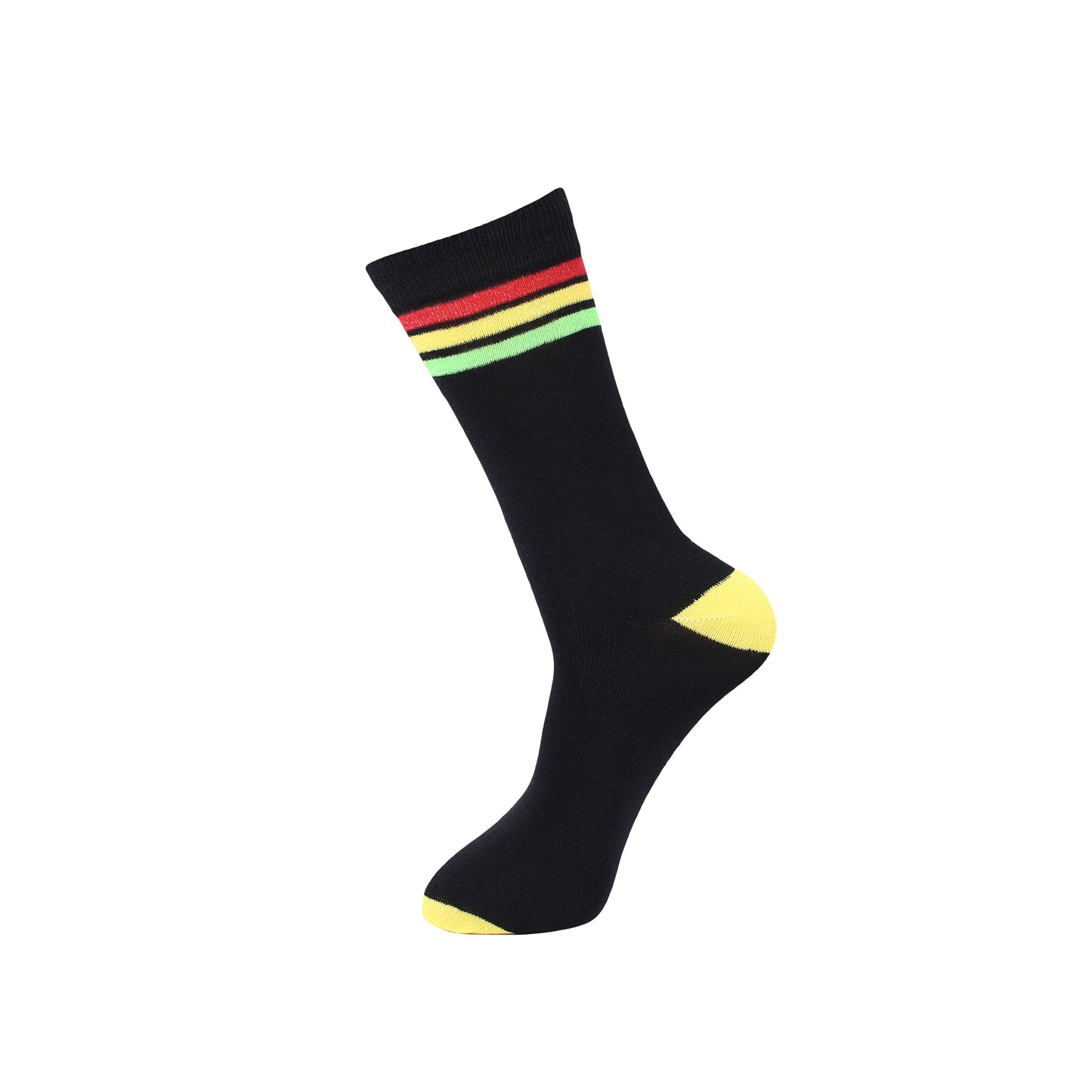 Mens Dress Socks - Rasta (12 Pairs)