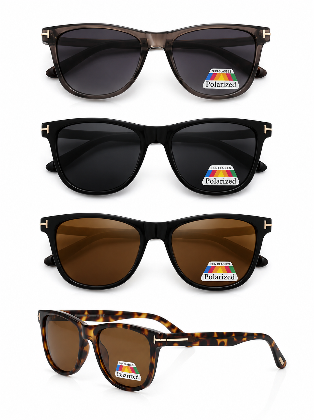 Polarized Classic Wayfarer Inspired Sunglasses - LSG-32 (12 Units)