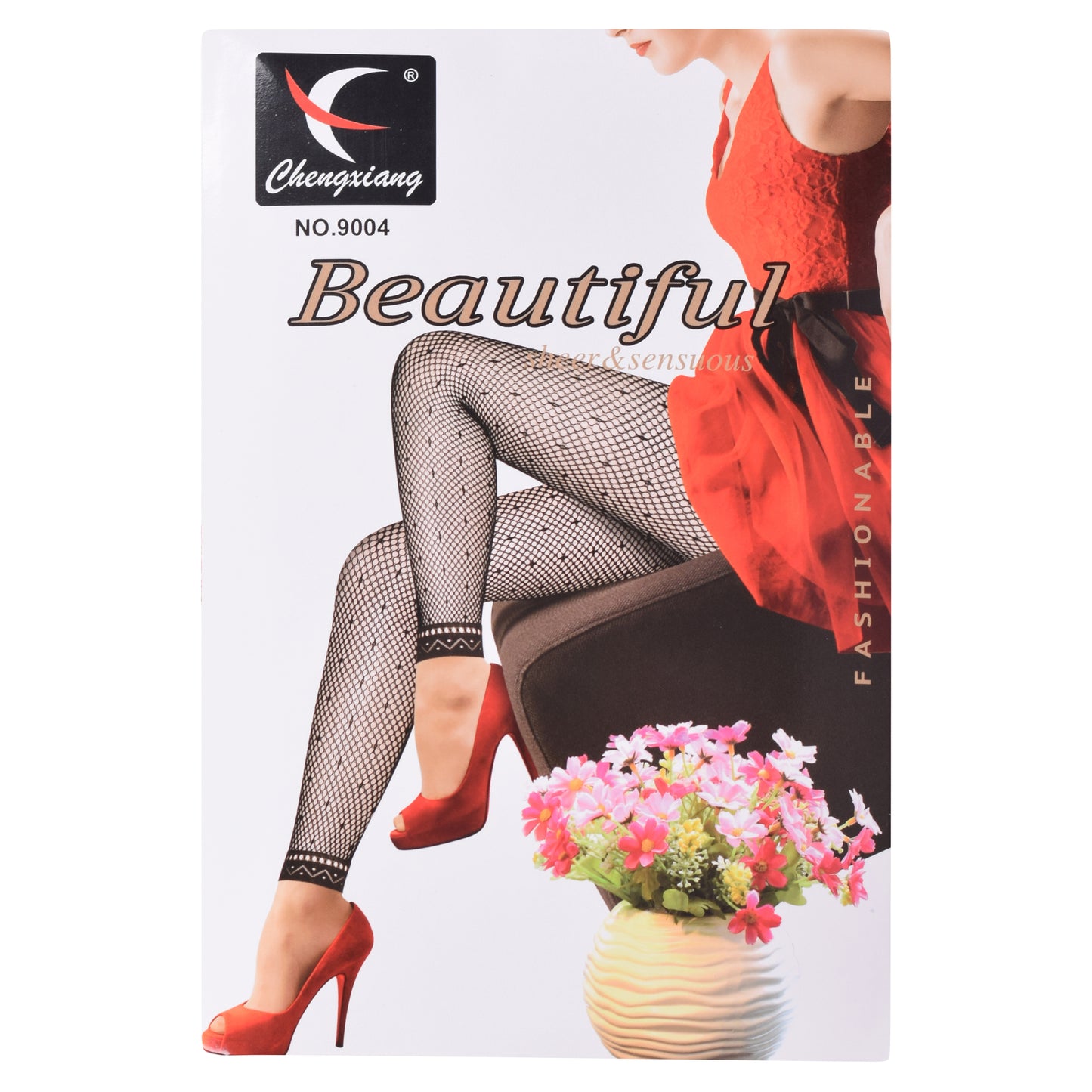 Small Diamond Fishnet Footless Tights