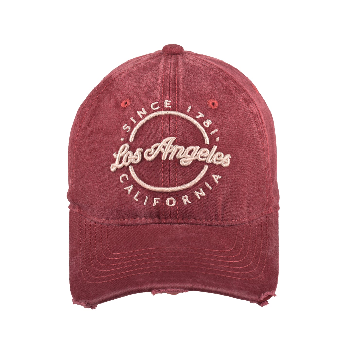 Vintage Retro Los Angeles Distressed Baseball Cap