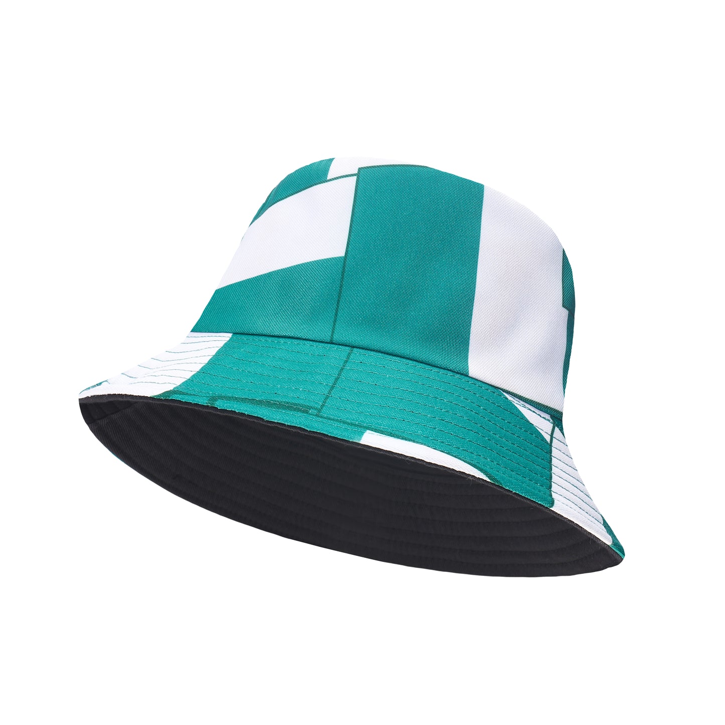 Reversible Nigeria Printed Cotton Bucket Hats