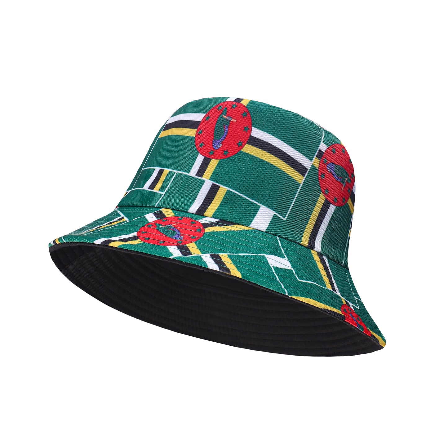Reversible Dominica Printed Cotton Bucket Hats