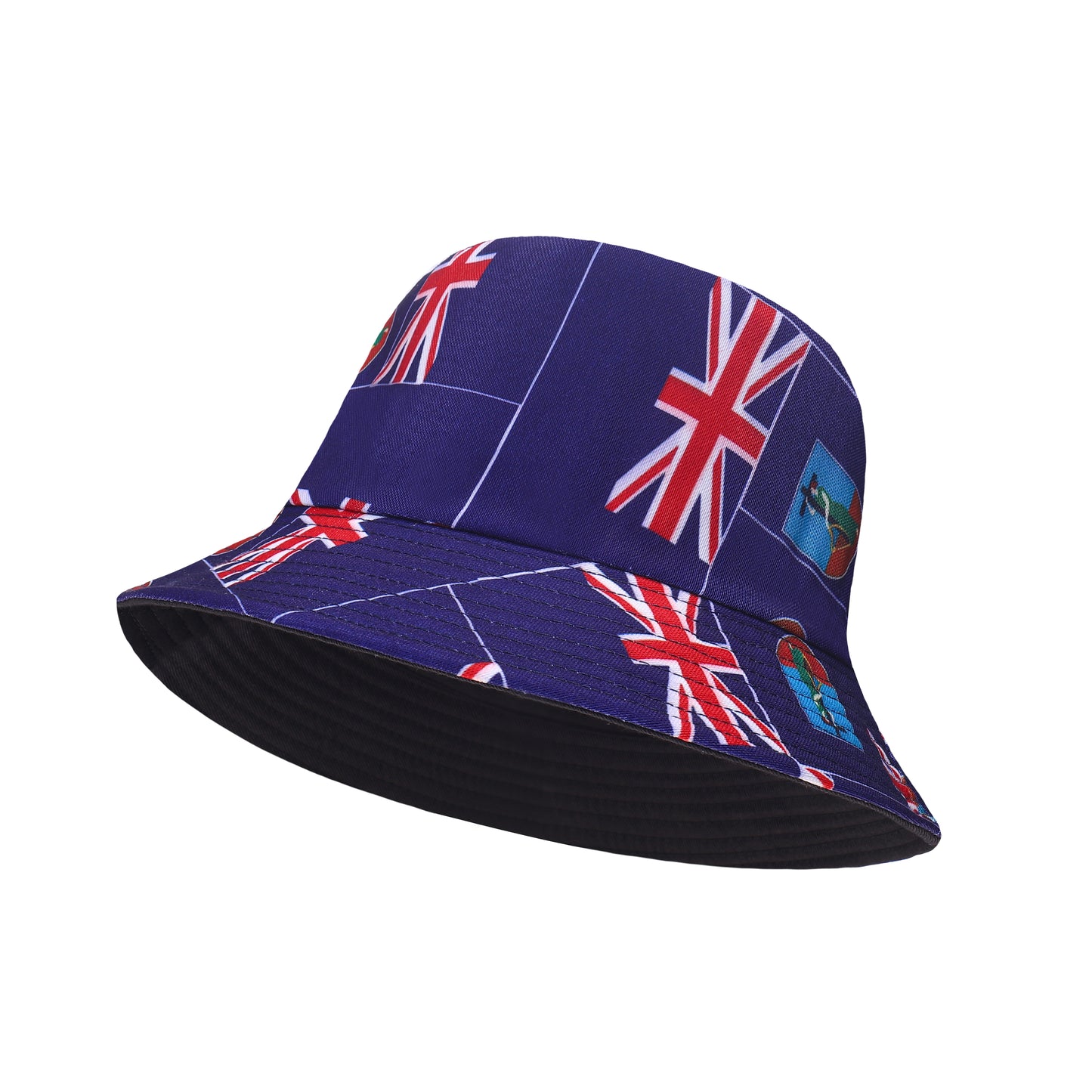 Reversible Montserrat Printed Cotton Bucket Hats