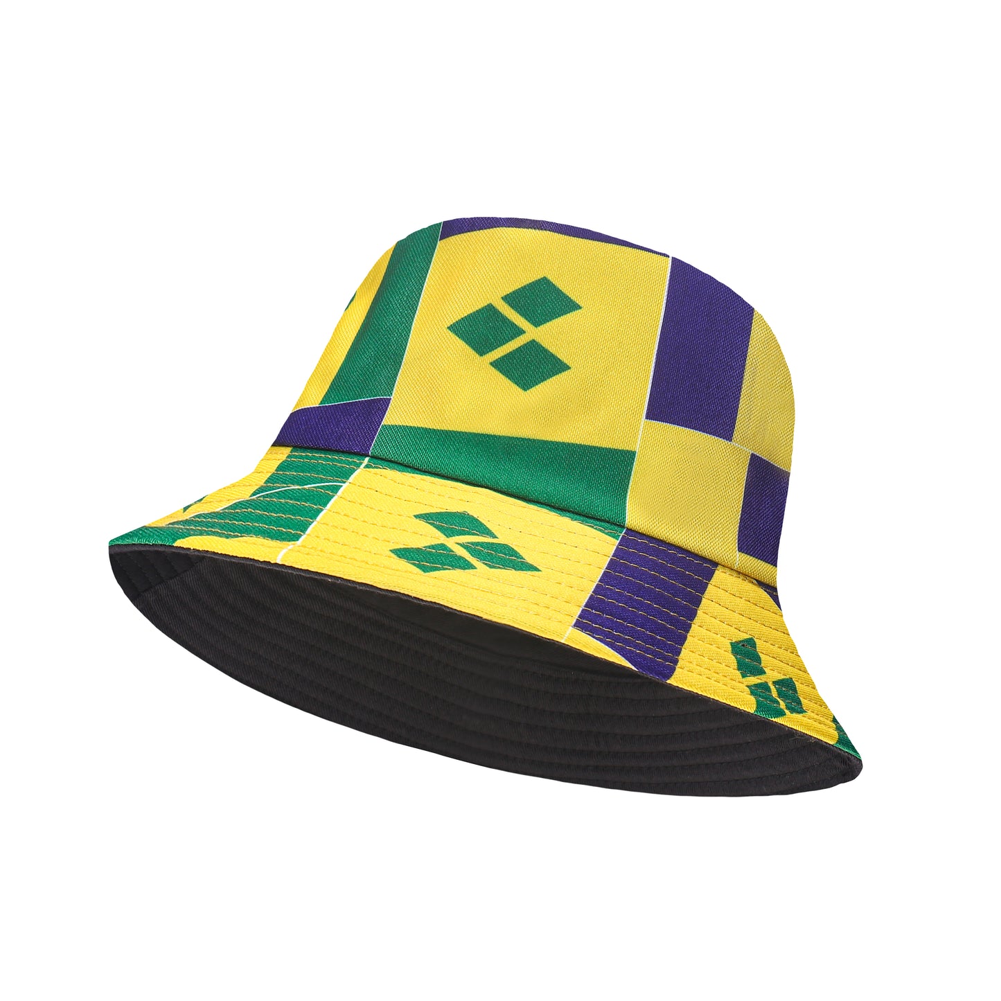 Reversible St Vincent Printed Cotton Bucket Hats
