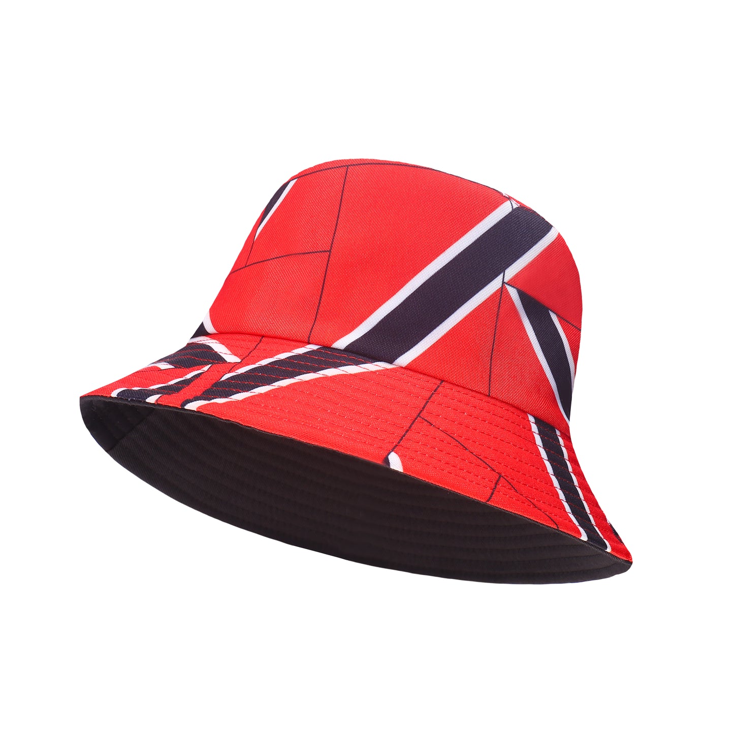 Reversible Trinidad & Tobago Printed Cotton Bucket Hats