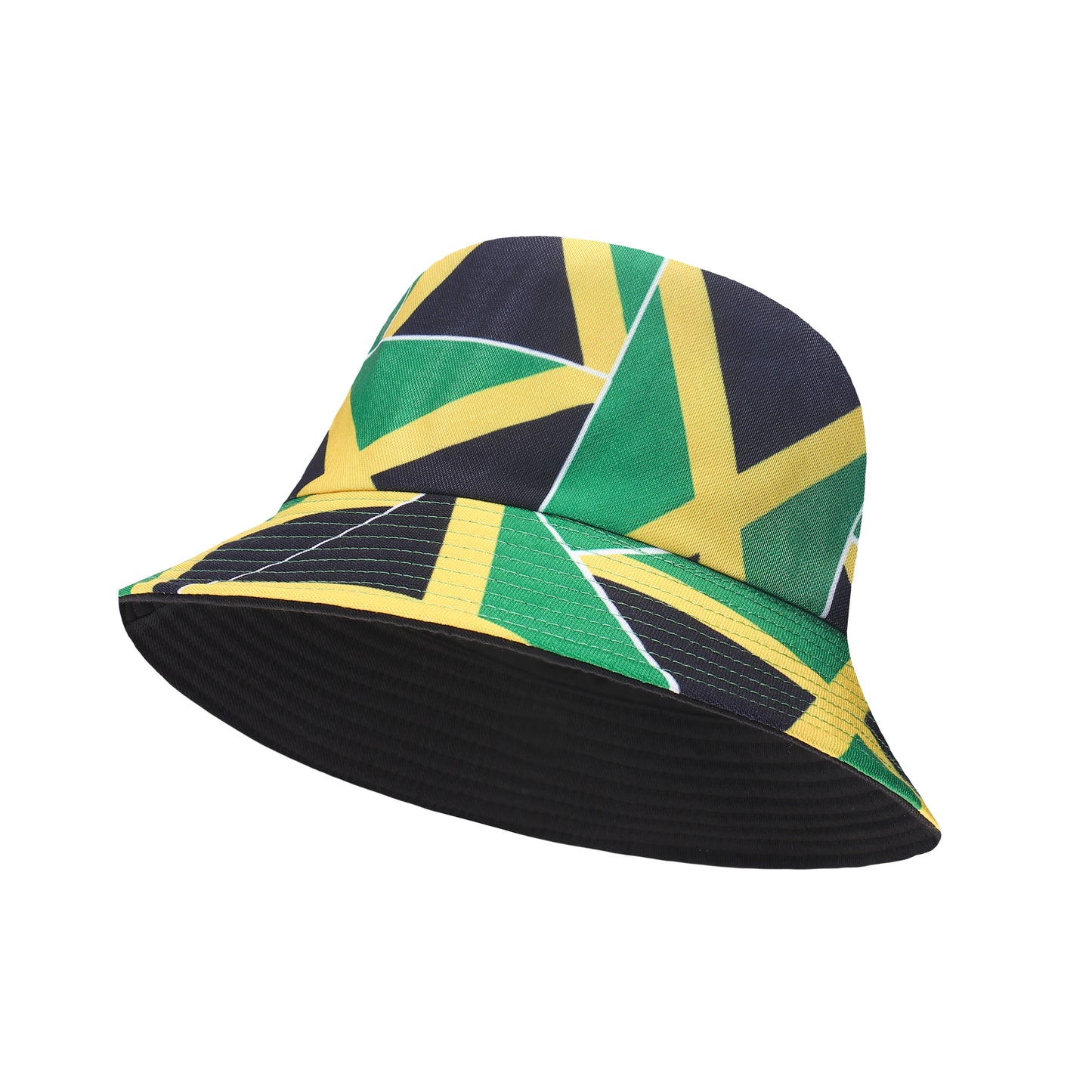 Reversible Jamaica Printed Cotton Bucket Hats