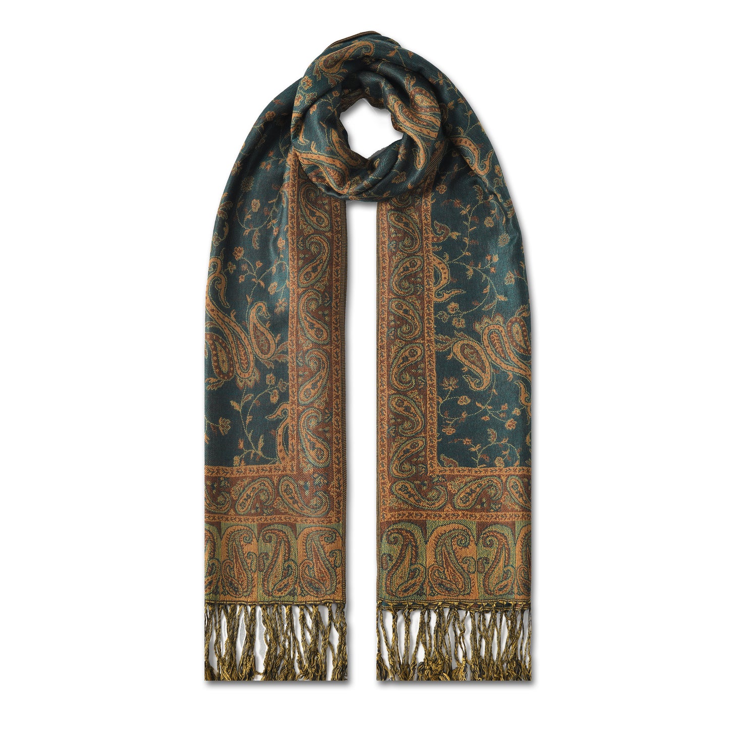 Colourful Paisley Pashmina Style Scarves