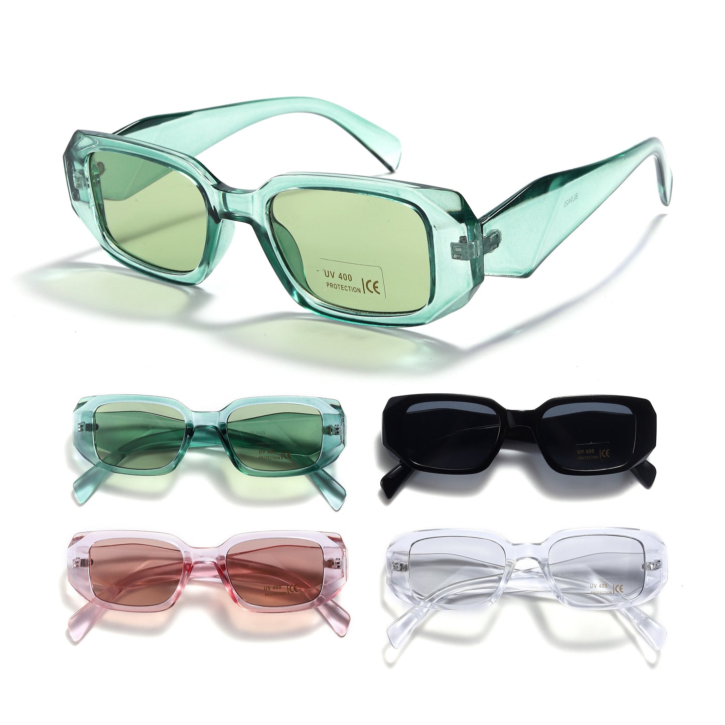 Royal Stallion Vintage Rectangle Sunglasses SUNGLA-16 (12 Units)