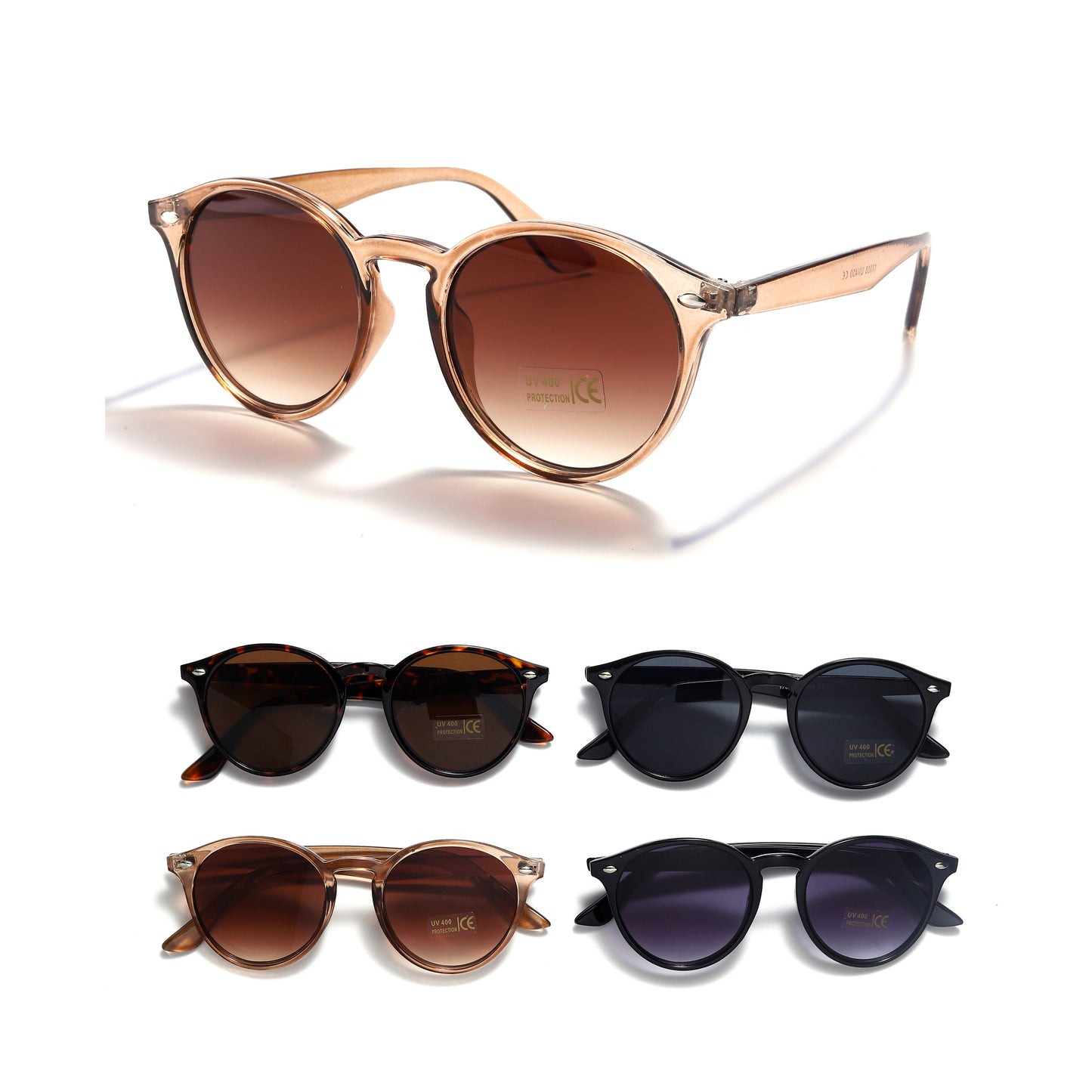 Royal Stallion Minimal Round Sunglasses SUNGLA-19 (12 Units)