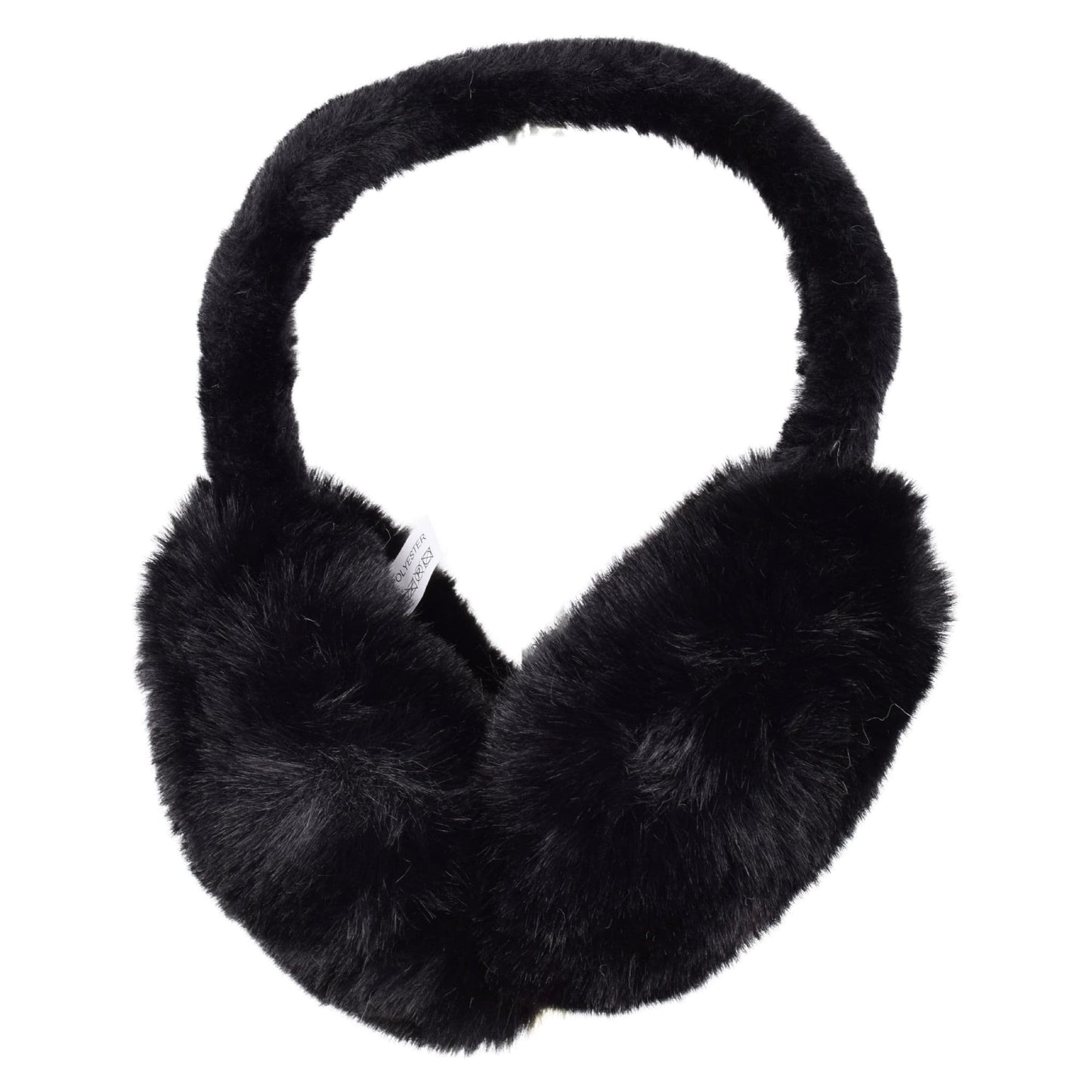 Faux Fur Earmuffs - Black