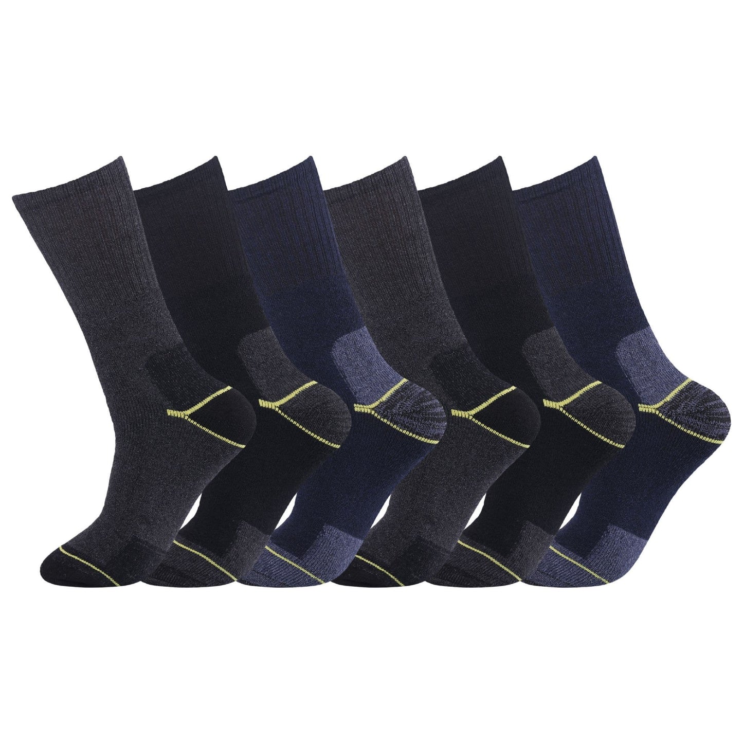 Mens Heavy Duty Big Foot Chunky Work Socks V12 (12 Pairs)