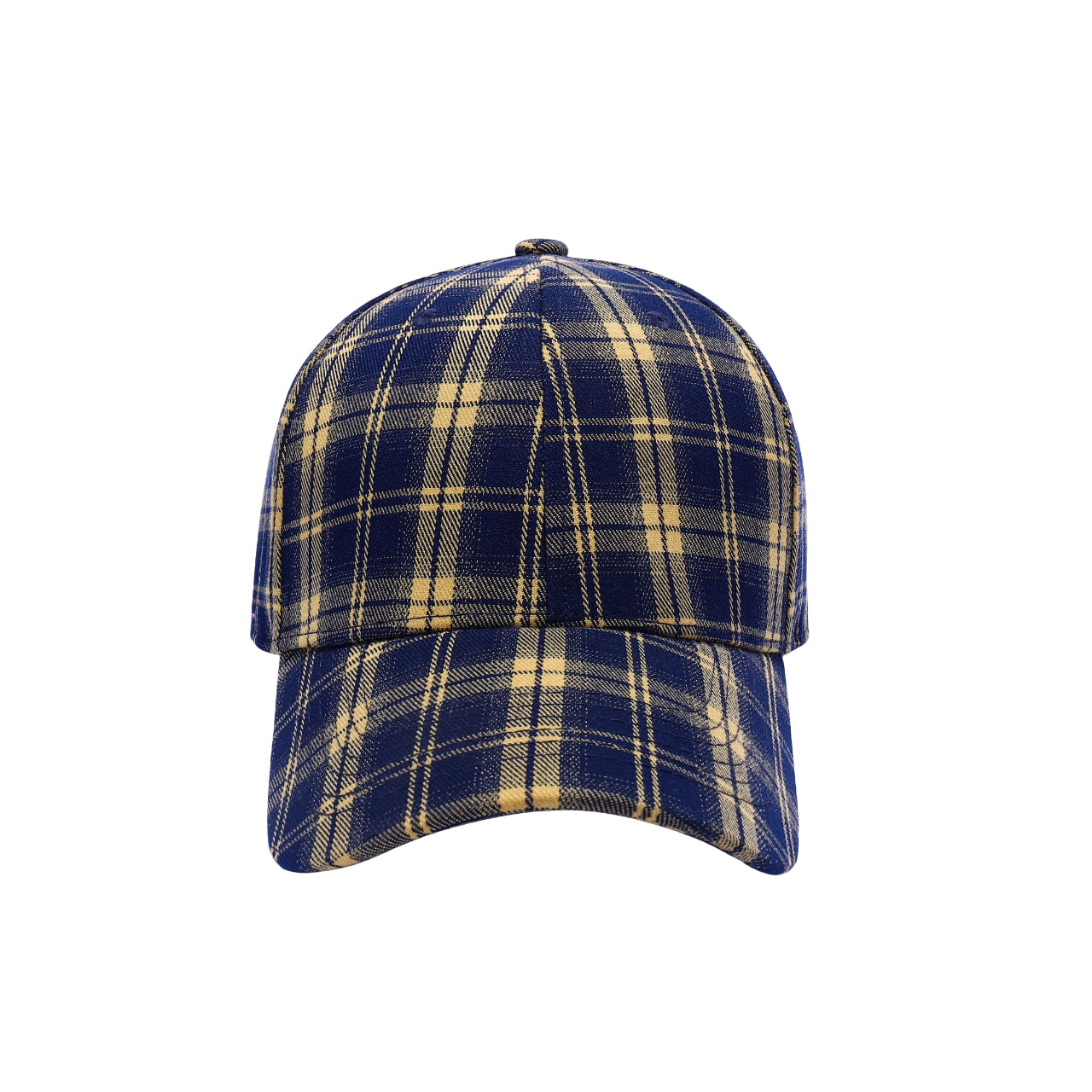 Plaid Pattern Baseball Caps